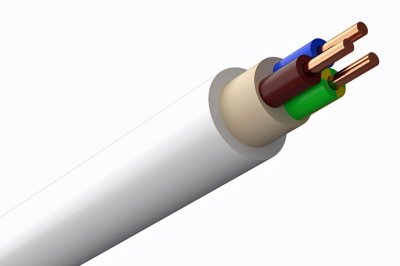 exq kabel 3-ledare halogenfri cpr vit