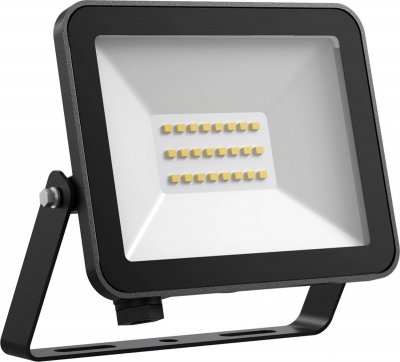 fox floodlight led strakastare 20w 2330lm 4000k svart ip65 art 7766657