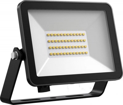 fox floodlight led strakastare 30w 3375lm 4000k svart ip65 art 7766658