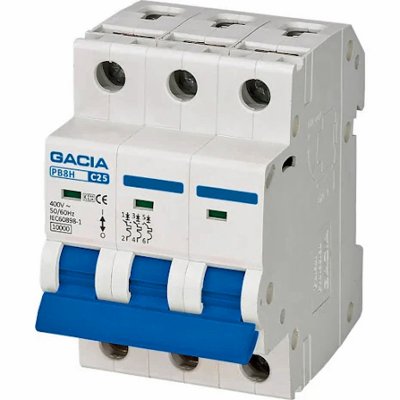 gacia minibrytare 10ka 3-polig 25a 7350129022111