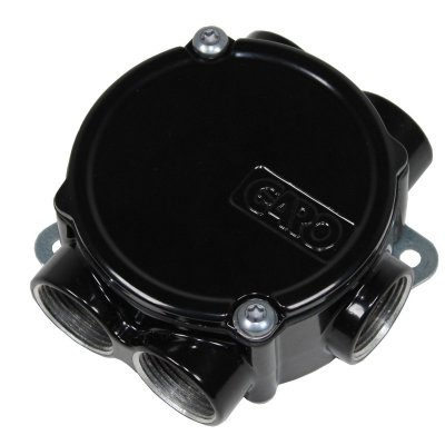 garo kopplingsdosa lattmetal -locus 5 svart ip67 353968 7331185224114