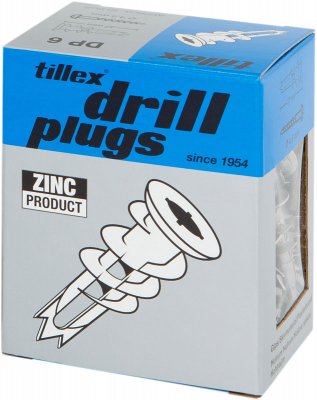 gipsfäste borrplugg zink 37mm utan skruv