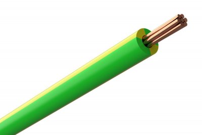 gul grön fq 2,5 halogenfri kopplingsledning dca