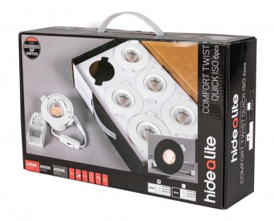 Hide-A-Lite Comfort Twist Quick ISO 6-pack