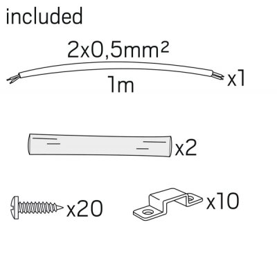 Hide-a-lite Midlum 24V IP67 included