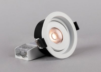 hide-a-lite level quick iso tune led-downlight 3811 ip44 lågbyggande för glespanel