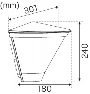 hide-a-lite pave wall måttskiss
