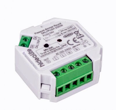 hide-a-lite tryckdimmer round dali push 200w 7392971136783