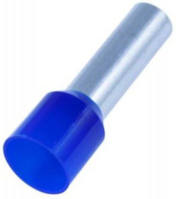 isolerad ändhylsa 2,5 mm2 blå Typ AT2,50-15