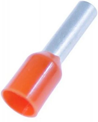 isolerad ändhylsa 0,5 mm2 orange typ at0,50-14