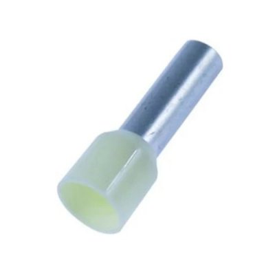 isolerad ändhylsa 10 mm2 elfenben Typ AT10,0-21