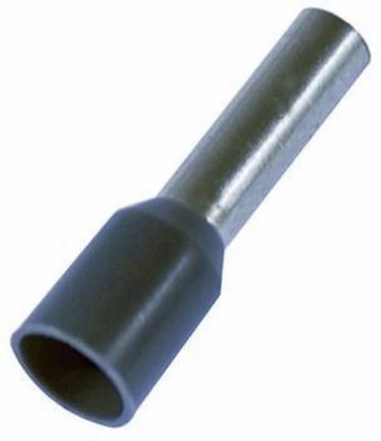 isolerad ändhylsa 6 mm2 svart Typ AT6,00-20