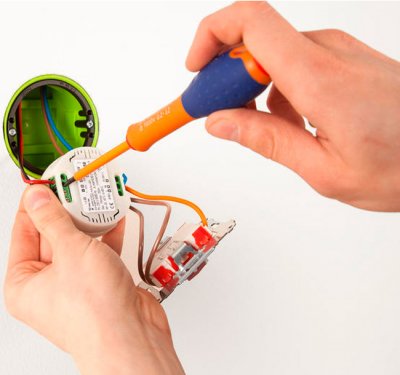 Jolly Round för montering i dosa