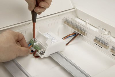 Hide-a-lite Jolly DIN montageexempel