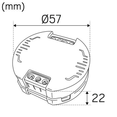 Jolly Round 350mA måttbild
