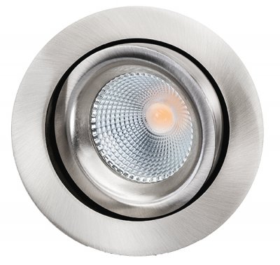 Junistar Lux 7W Borstat-stål klassisk downlight