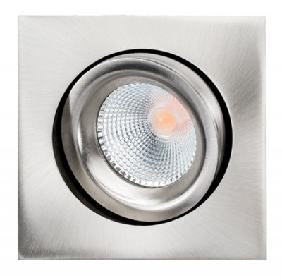 Junistar Square Lux Borstat stål 7W