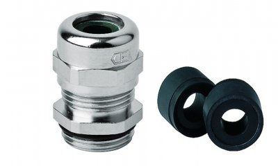 kabelförskruvning i förnicklad mässing metrisk jakob