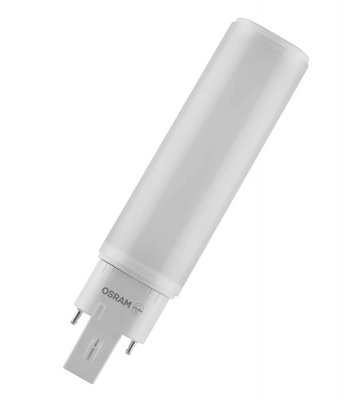 kompaktlysrör led dulux d 6w 3000k g24d-1