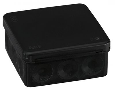 kopplingsdosa AP9 IP55 svart 2TKA140013G1 6418677329906