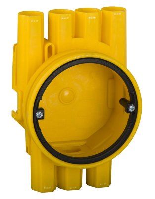 Kopplingsdosa TED-K26 26mm 7x16mm Gul