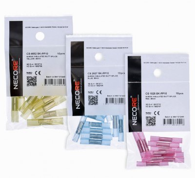 krympskarvhylsor cs 10-pack röd blå gul