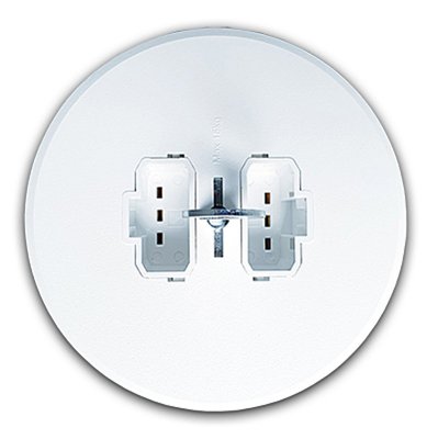lamputtag tak 2-vägs dcl vit ral9003