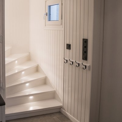 ledbelysning i trappa med LED P-148MW från designlight