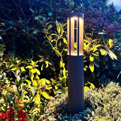 LightsOn Helix Pollare LED Antracitgrå