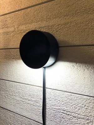 lightson vägglampa nero svart 5101 7340110601203