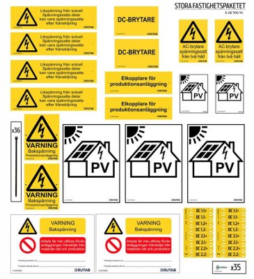 märk-kit solcell stora fastighetspaketet