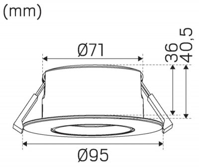 Måttbild Comfort Twist Quick ISO
