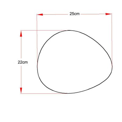 måttskiss 5064 stone lightson tech measurements 7340110600756