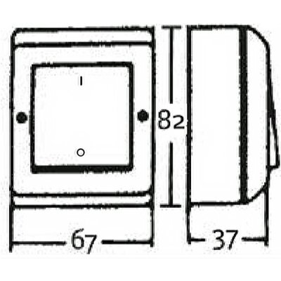 måttskiss Elko ip55