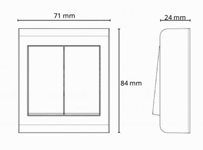 måttskiss strömbrytare d-trapp utp vit 76590 7021987659015.