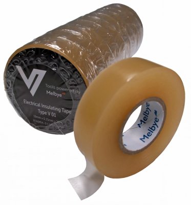 transparent eltejp 19mm x 20m melbye