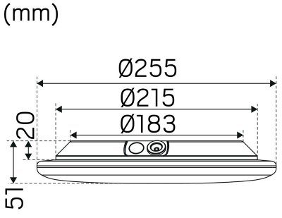 Moon Slim 255 måttbild