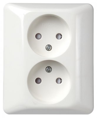 Ojordat vägguttag 2-vägs Elko 7020160450807