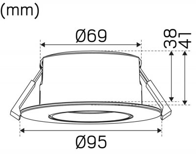 Optic L Quick ISO måttbild
