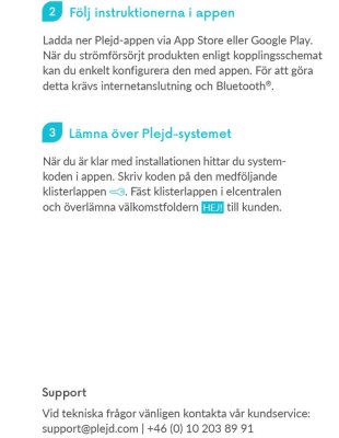 Plejd manual JAL-01 Jalusibrytare 1893380