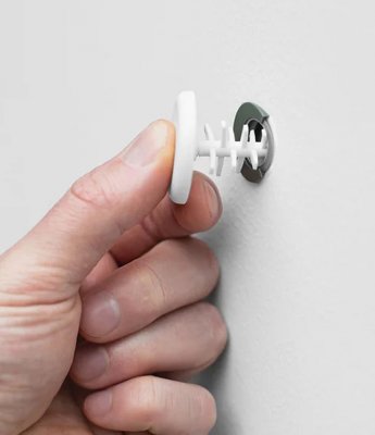 pluggs täckbricka vit 1402080 montering i vägg