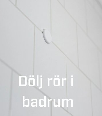 pluggs täcklock vit elektroskutt rörutsläpp badrum