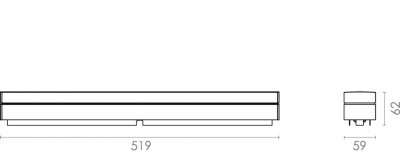 Prelude Square 16W måttskiss