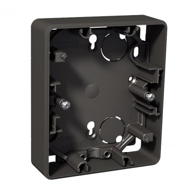 Exxact dosa antracit för2-vägs vägguttag