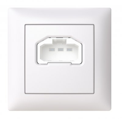 saga lamputtag dcl belysningsuttag för vägg 85x85mm vit 6438199012421