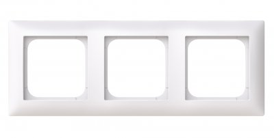 saga täckram 3-fack 85mm vit 6438199009247 2TKA00004817