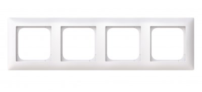 saga täckram 4-fack 85mm vit 6438199009254 2TKA00004818