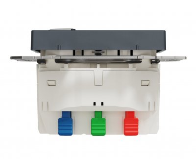 Schneider Exxact Timeruttag-16A 1-vägs inf antracit sidovy wde003447