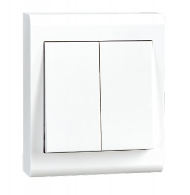 sg strömbrytare dubbeltrapp utp vit ip21 76590 7021987659015