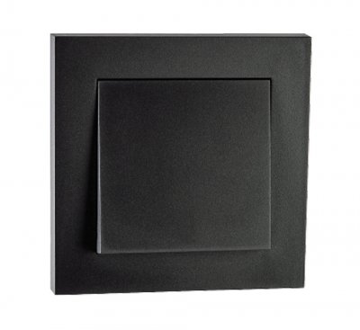 sg strömställare kors svart infälld 76031 7021987603117